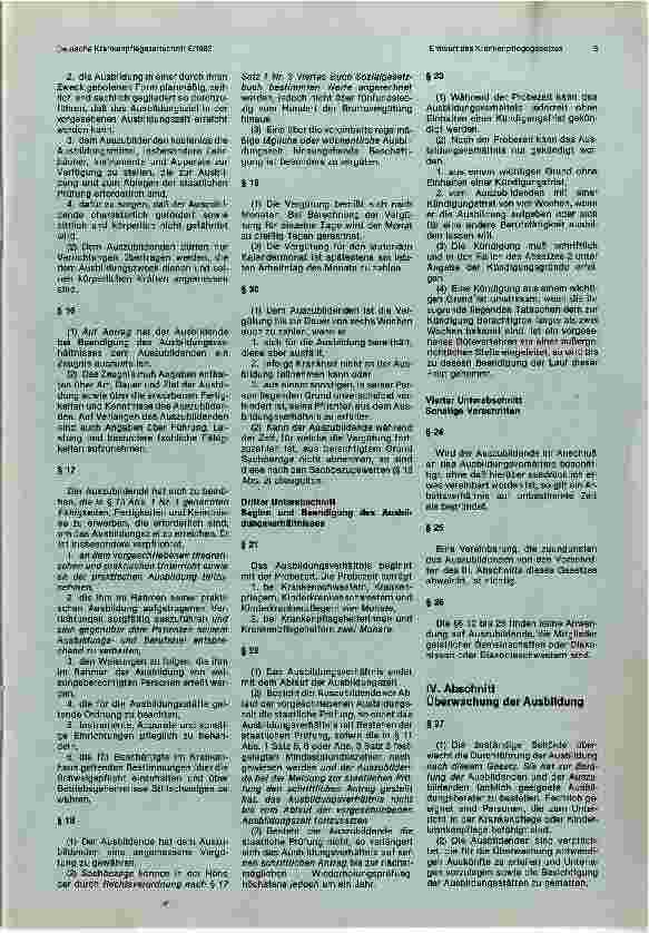 Vorschauseite 4: Diskussion um die Neuordnung der Ausbildung in den Pflegeberufen