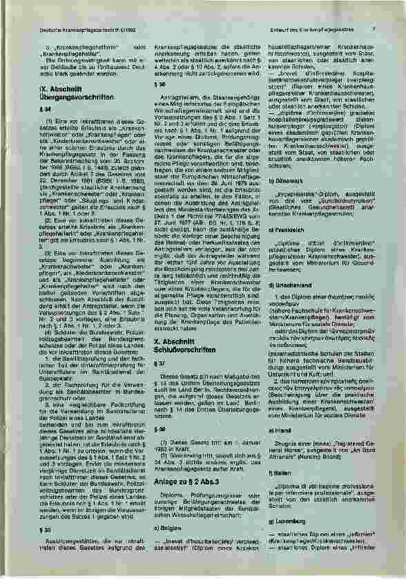 Vorschauseite 6: Diskussion um die Neuordnung der Ausbildung in den Pflegeberufen