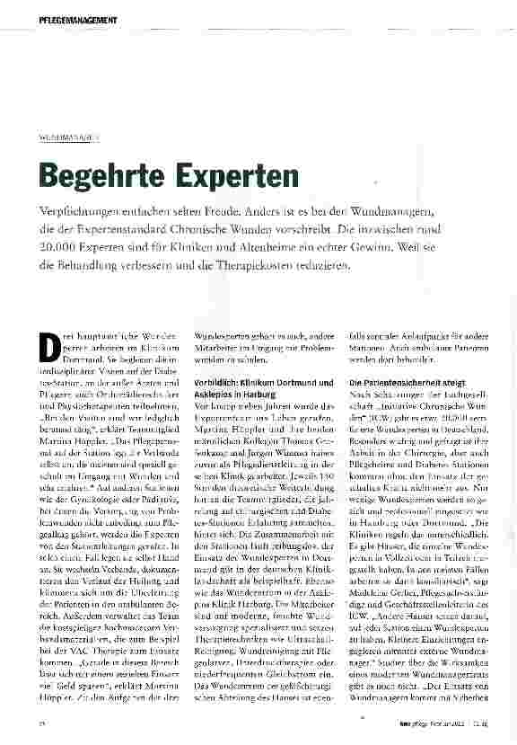Vorschauseite 1: Begehrte Experten