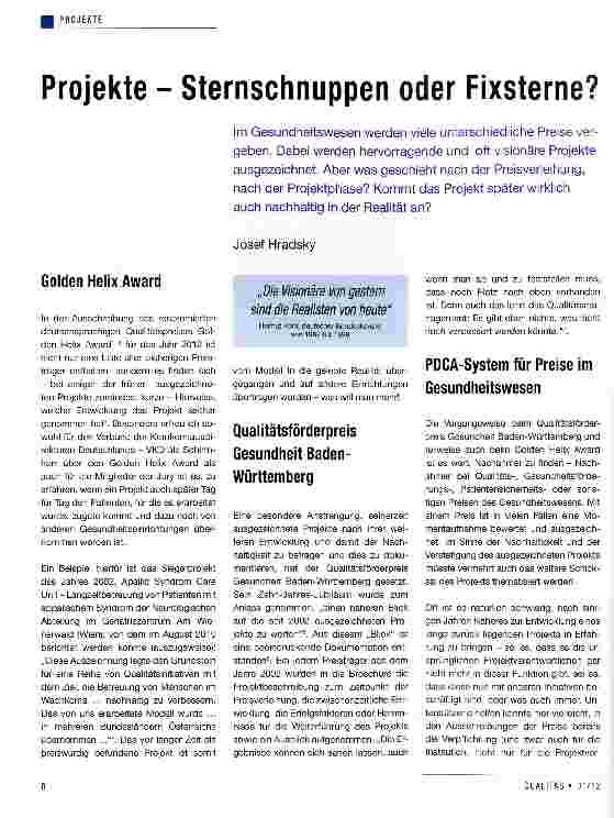 Vorschauseite 1: Projekte - Sternschnuppen oder Fixsterne?