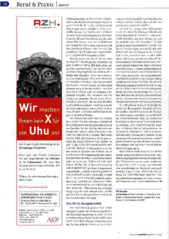 Vorschauseite 3: Geburten und Flüge begleiten