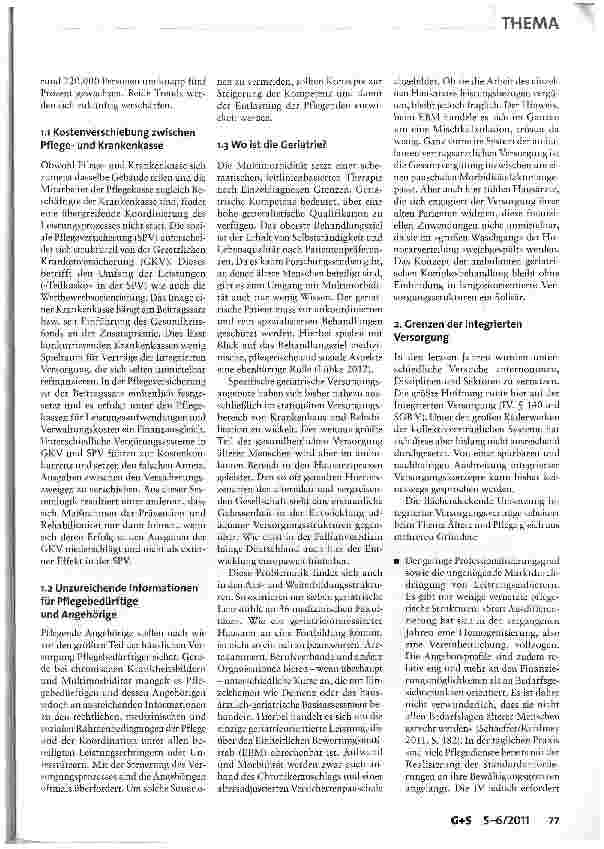 Vorschauseite 2: Gemeinwesenorientierte Primärversorgung (goPV): Eine Herausforderung für Kassenärztliche Vereinigungen