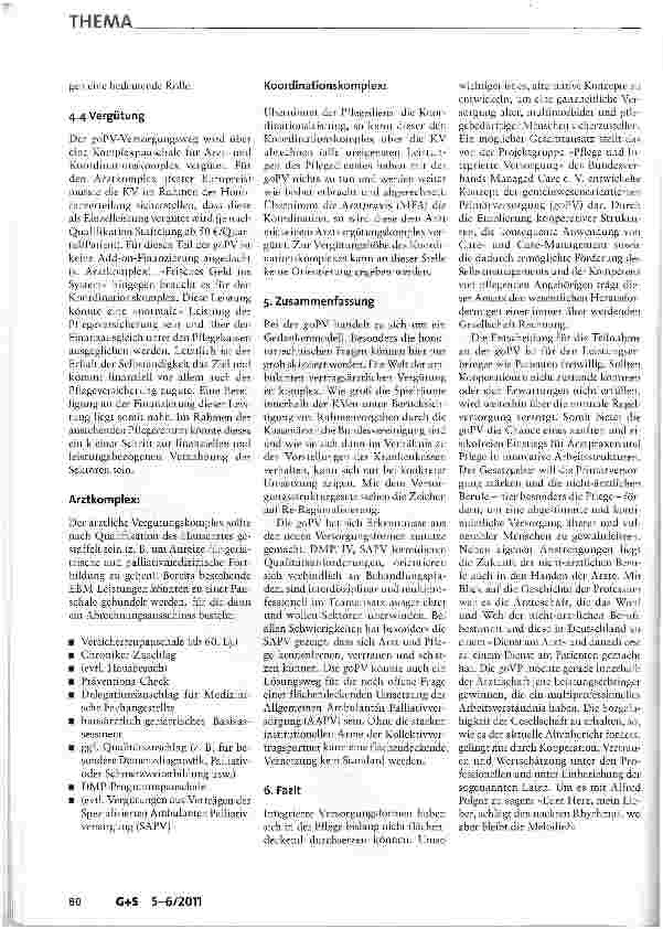 Vorschauseite 5: Gemeinwesenorientierte Primärversorgung (goPV): Eine Herausforderung für Kassenärztliche Vereinigungen