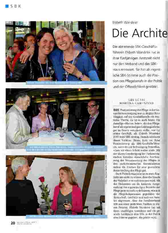 Vorschauseite 1: Die Architektin übergibt die Schlüssel
