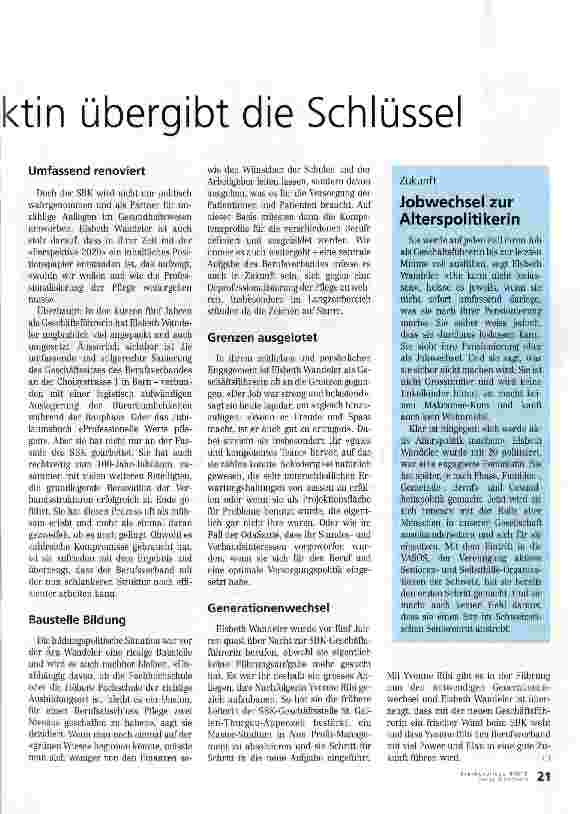 Vorschauseite 2: Die Architektin übergibt die Schlüssel