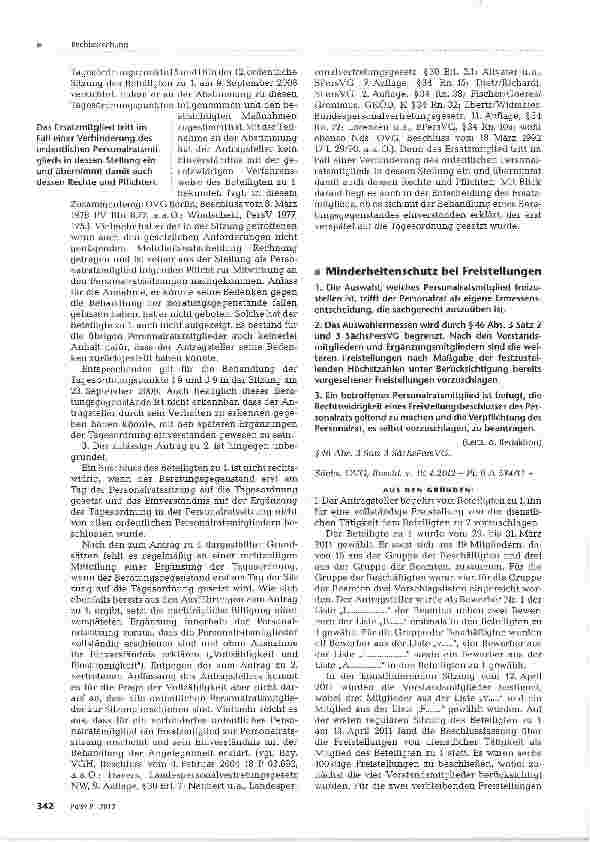 Vorschauseite 4: Änderung der Tagesordnung einer Personalratssitzung