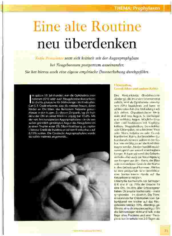 Vorschauseite 1: Eine alte Routine neu überdenken