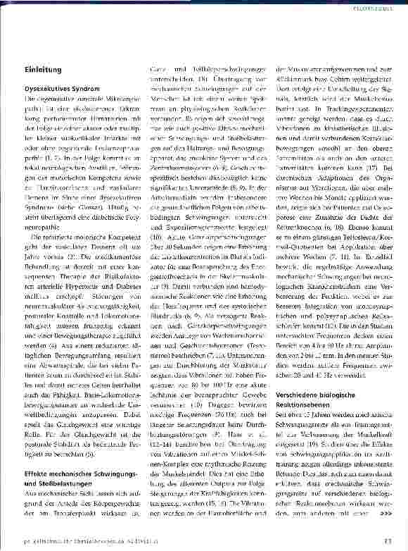 Vorschauseite 2: Vibrationstraining bei Patienten mit zerebraler Mikroangiopathie