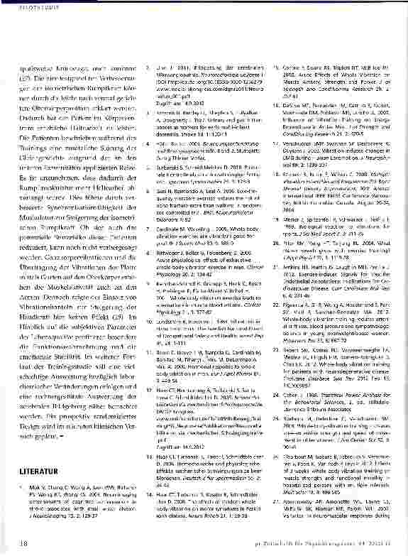 Vorschauseite 6: Vibrationstraining bei Patienten mit zerebraler Mikroangiopathie