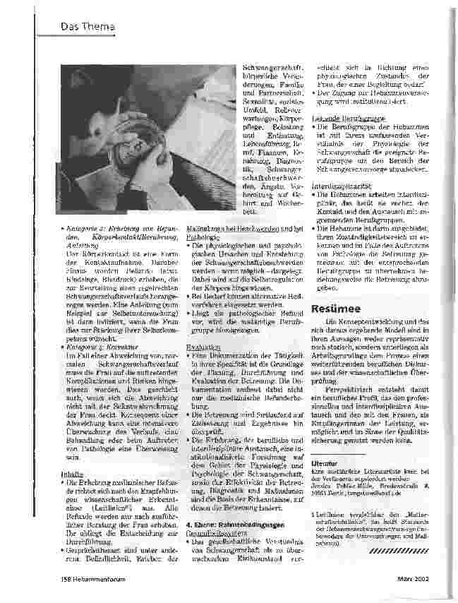 Vorschauseite 4: HEBAMMEN-SCHWANGERENVORSORGEWAS IST DENN DAS?