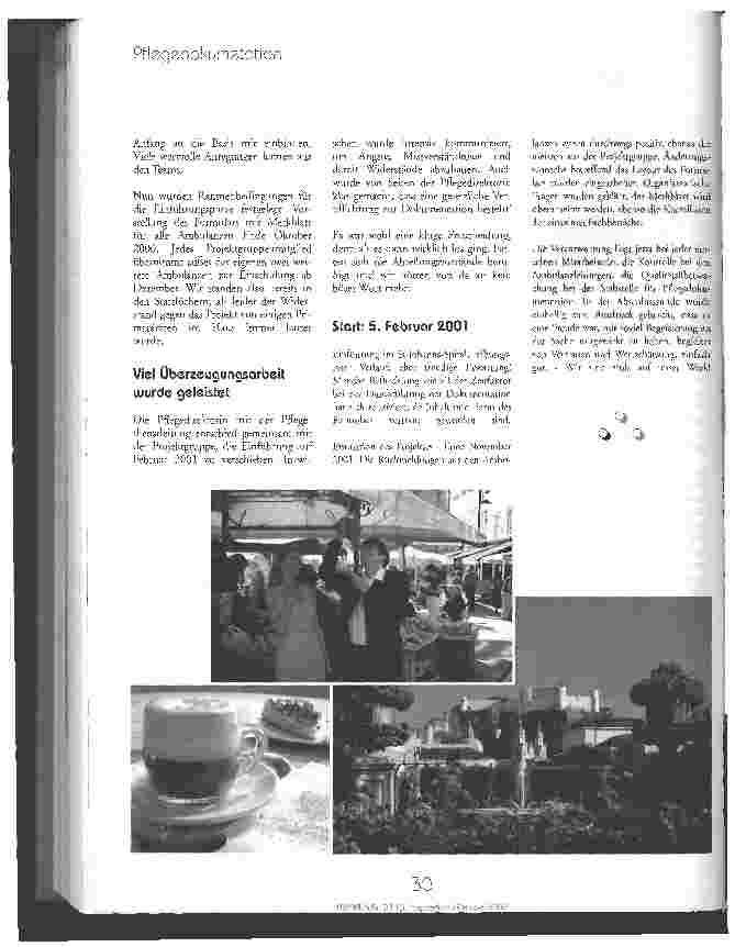 Vorschauseite 3: Pflegearbeit in den Ambulanzen transparent gemacht
