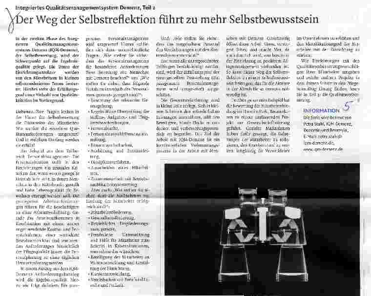 Vorschauseite 1: Der Weg der Selbstreflektion führt zu mehr Selbstbewusstsein