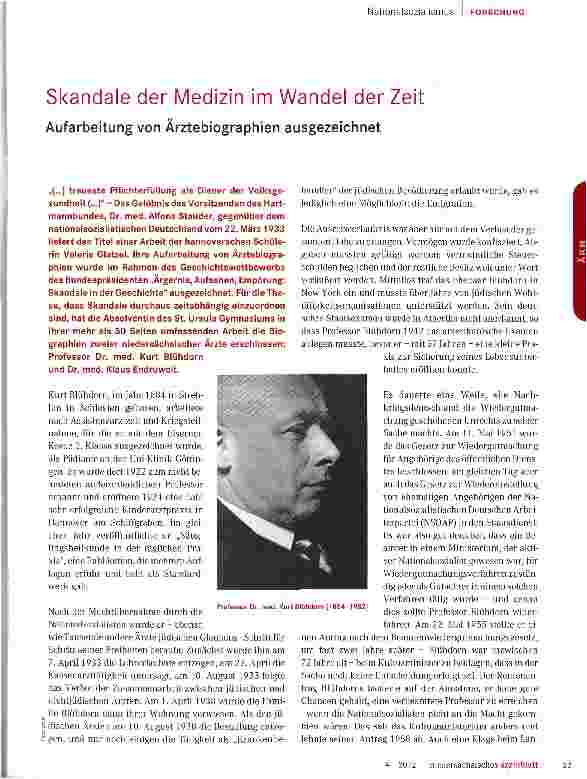 Vorschauseite 1: Skandale der Medizin im Wandel der Zeit