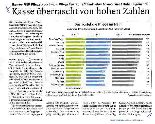 Vorschauseite 1: Kasse überrascht von hohen Zahlen