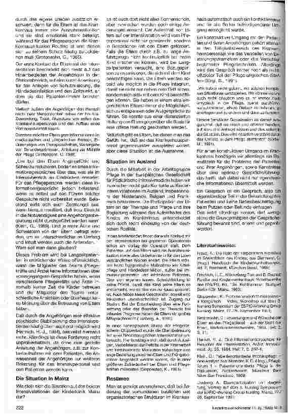 Vorschauseite 2: Eltern auf der Intensivstation