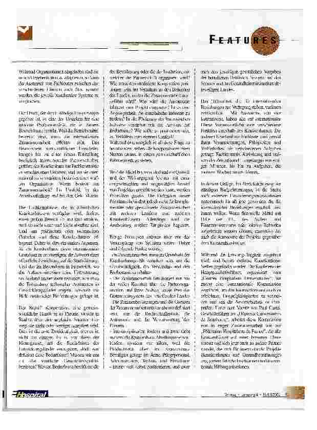 Vorschauseite 2: Die internationalen Kooperationen der öffentlichen Krankenhäuser Frankreichs