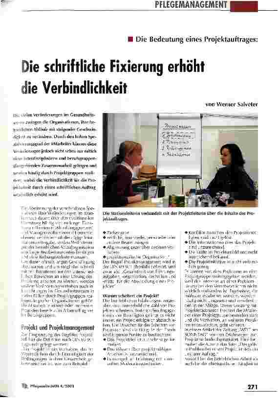 Vorschauseite 1: Die schriftliche Fixierung erhöht die Verbindlichkeit