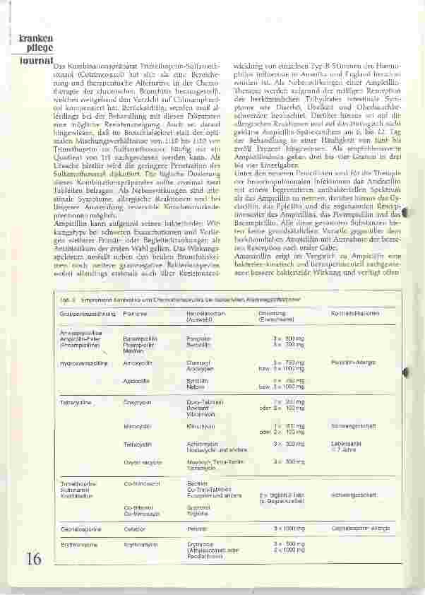 Vorschauseite 3: Therapie bronchopulmonaler Infektion des Erwachsenen