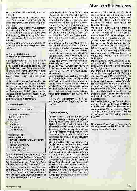 Vorschauseite 6: Efiziente Dekubitustherapie durch Standardisierung mittels fünf Therapieprinzipien