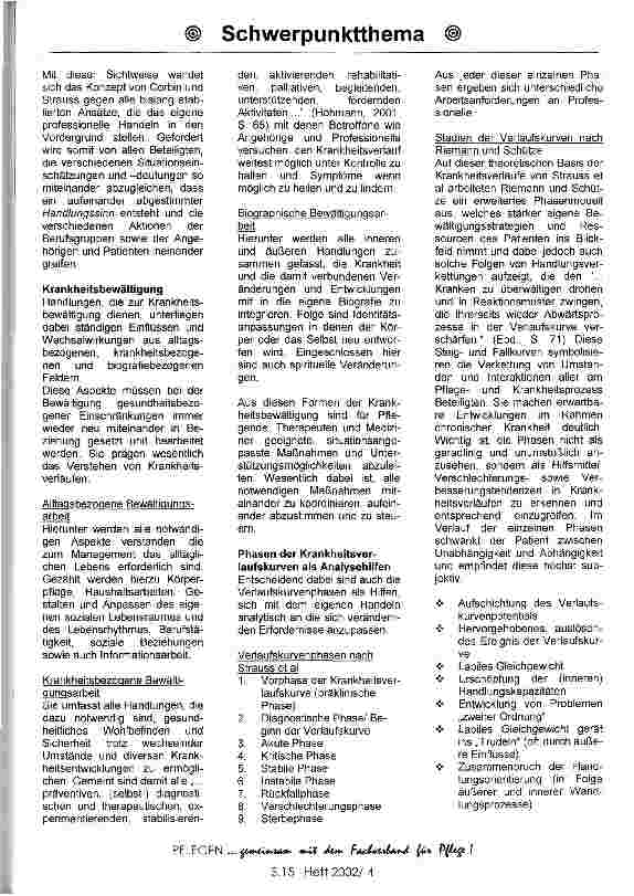 Vorschauseite 2: Viele Knoten - ein Netz, oder: Was trägt den Patienten?