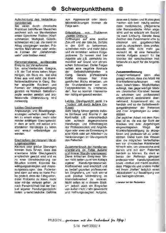 Vorschauseite 3: Viele Knoten - ein Netz, oder: Was trägt den Patienten?