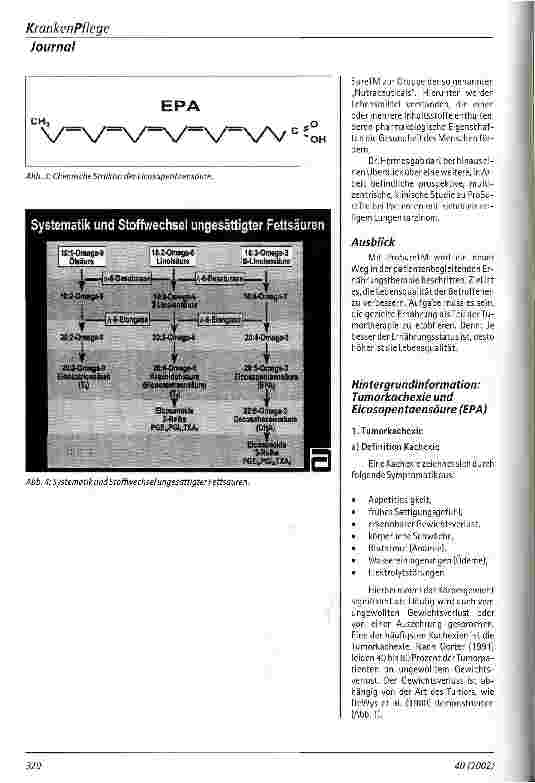 Vorschauseite 3: Neue Entwicklungen im Management des tumor-bedingten Gewichtsverlustes