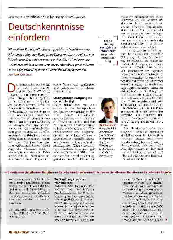 Vorschauseite 1: Deutschkenntnisse einfordern