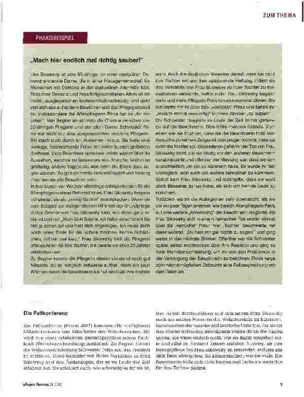 Vorschauseite 2: Pflegen als Person