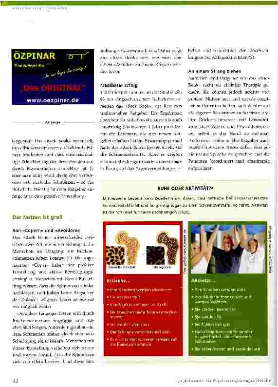 Vorschauseite 2: Das »Back Book«