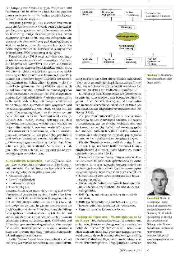 Vorschauseite 2: Psychosoziale Gesundheit im hohen Alter