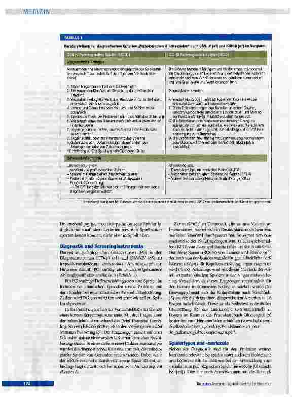 Vorschauseite 2: Pathologisches Glücksspielen