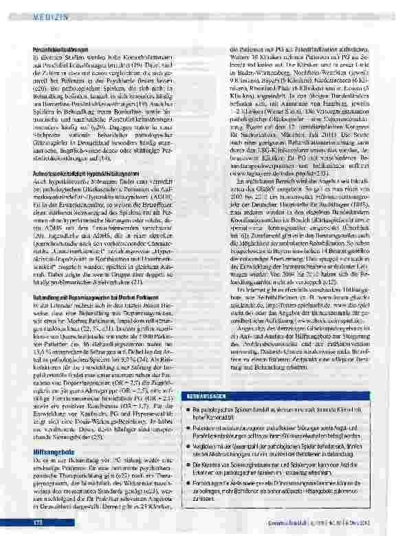 Vorschauseite 6: Pathologisches Glücksspielen