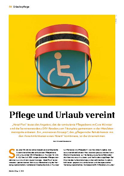 Vorschauseite 1: Pflege und Urlaub vereint