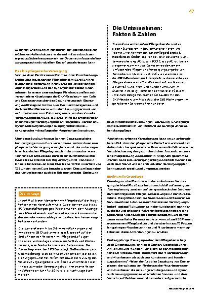 Vorschauseite 2: Pflege und Urlaub vereint