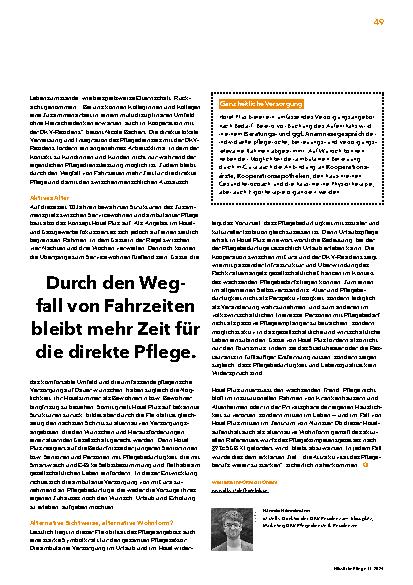 Vorschauseite 4: Pflege und Urlaub vereint