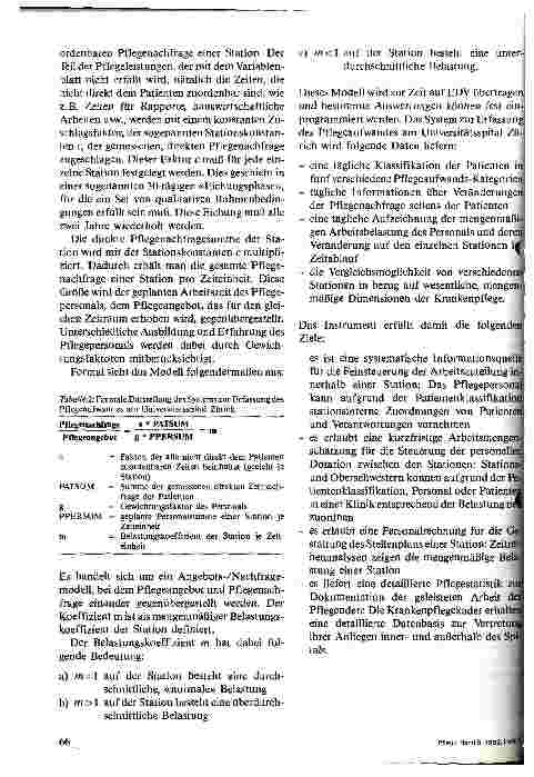 Vorschauseite 4: Patientenklassifikation und Arbeitsbelastung in der Pflege: Das Modell SEP-USZ