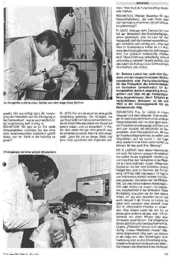 Vorschauseite 3: Arbeitsmedizinische Betreuung - Erste Hilfe - Notfallmedizin