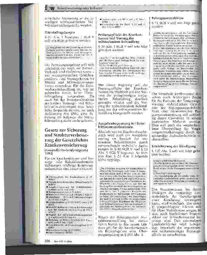 Vorschauseite 2: Sofortbremsung oder Reform? Gesundheitsstrukturgesetz 1993 auf dem Prüfstand