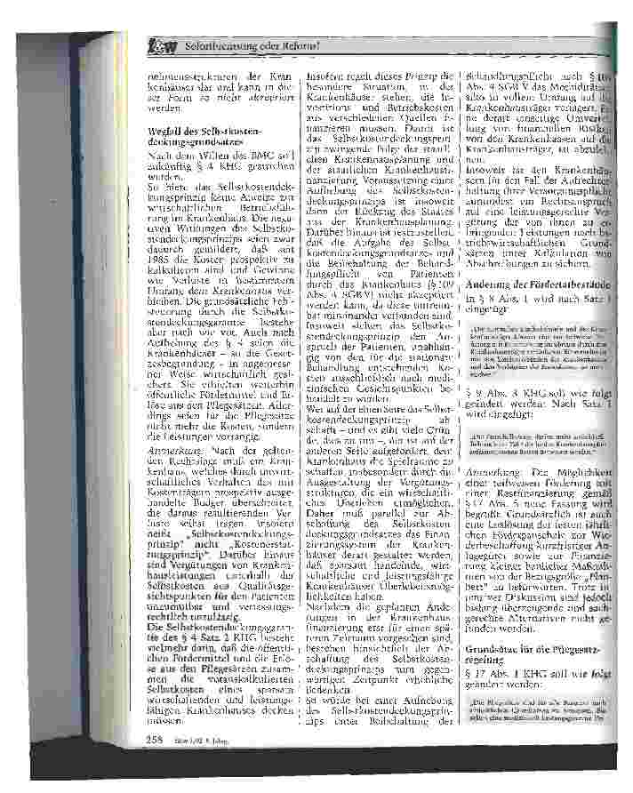 Vorschauseite 4: Sofortbremsung oder Reform? Gesundheitsstrukturgesetz 1993 auf dem Prüfstand