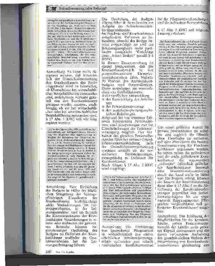 Vorschauseite 5: Sofortbremsung oder Reform? Gesundheitsstrukturgesetz 1993 auf dem Prüfstand