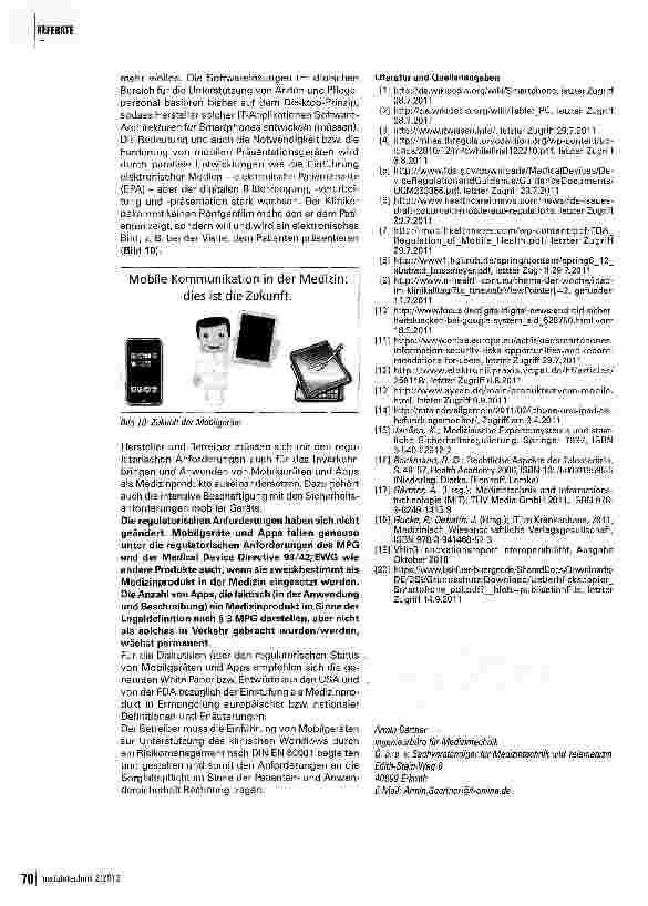 Vorschauseite 5: Mobilgeräte und Apps in der Medizin aus regulatorischer Sicht - Teil 2