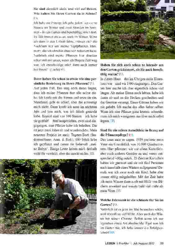 Vorschauseite 2: „Egal was ich im Garten tue, ich habe immer ein Erfolgserlebnis!