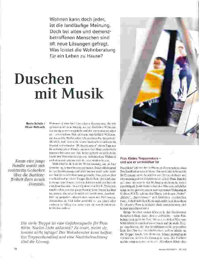 Vorschauseite 1: Duschen mit Musik