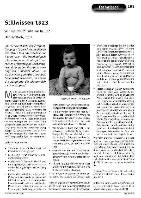 Vorschauseite 1: Stillwissen 1923