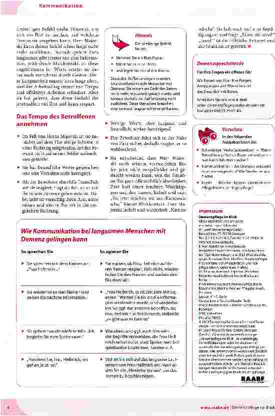 Vorschauseite 2: Langsam geht es schneller
