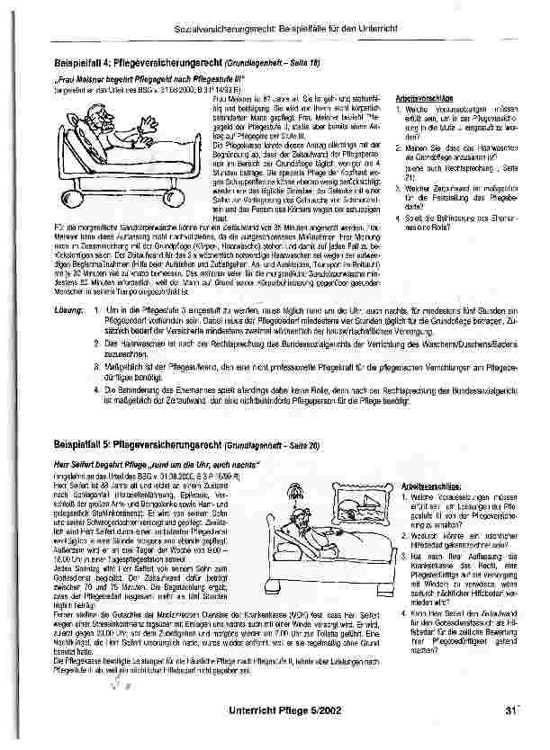 Vorschauseite 3: Sozialversicherungsrecht:Beispielfälle für den Unterricht