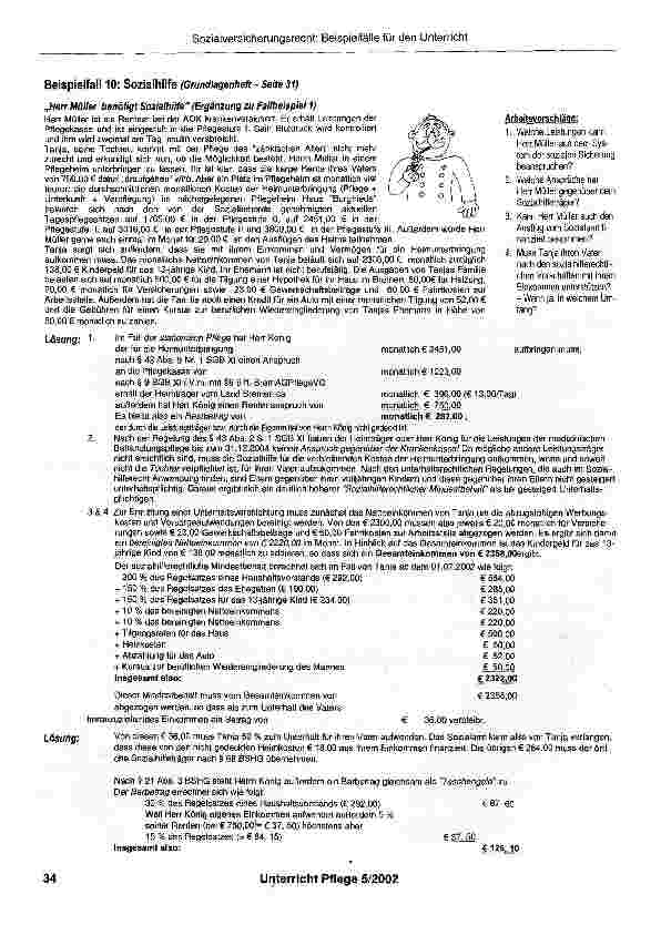 Vorschauseite 6: Sozialversicherungsrecht:Beispielfälle für den Unterricht