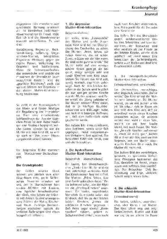 Vorschauseite 2: Kirschenkosten - oder Der Mensch ißt, wie er ist. Abwehrmechanismen und Lebensfreude als Formen neurosepsychologischer Ich-Instanzen in der Mutter-Kind-Interaktion