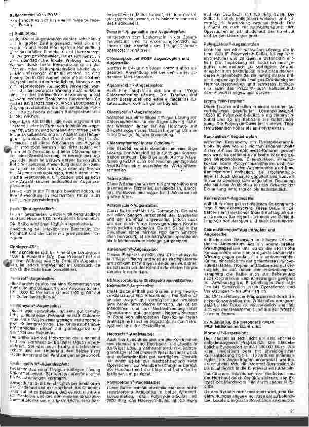 Vorschauseite 2: Kleine Arzneimittelkunde 55. Folge: X. Arzneimittel zur lokalen Anwendung in der Augenheilkunde