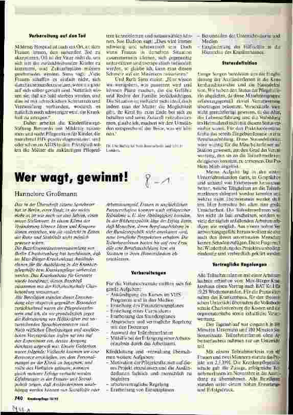 Vorschauseite 1: Wer wagt, gewinnt!